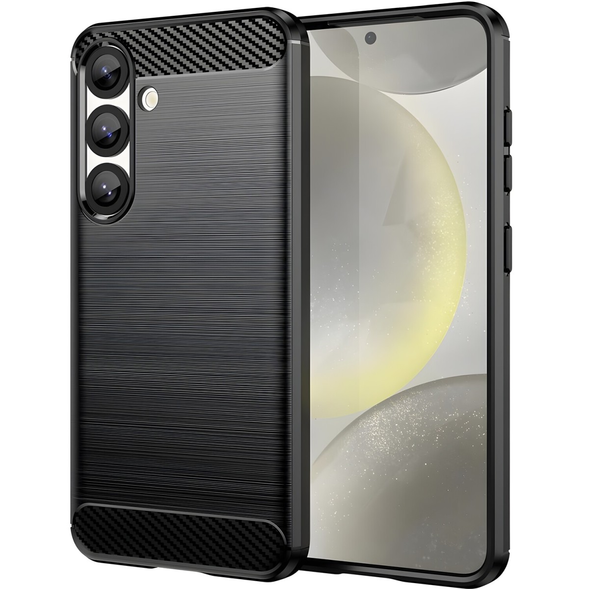 OEM Púzdro Carbon Shield pre Google Pixel 10, čierna