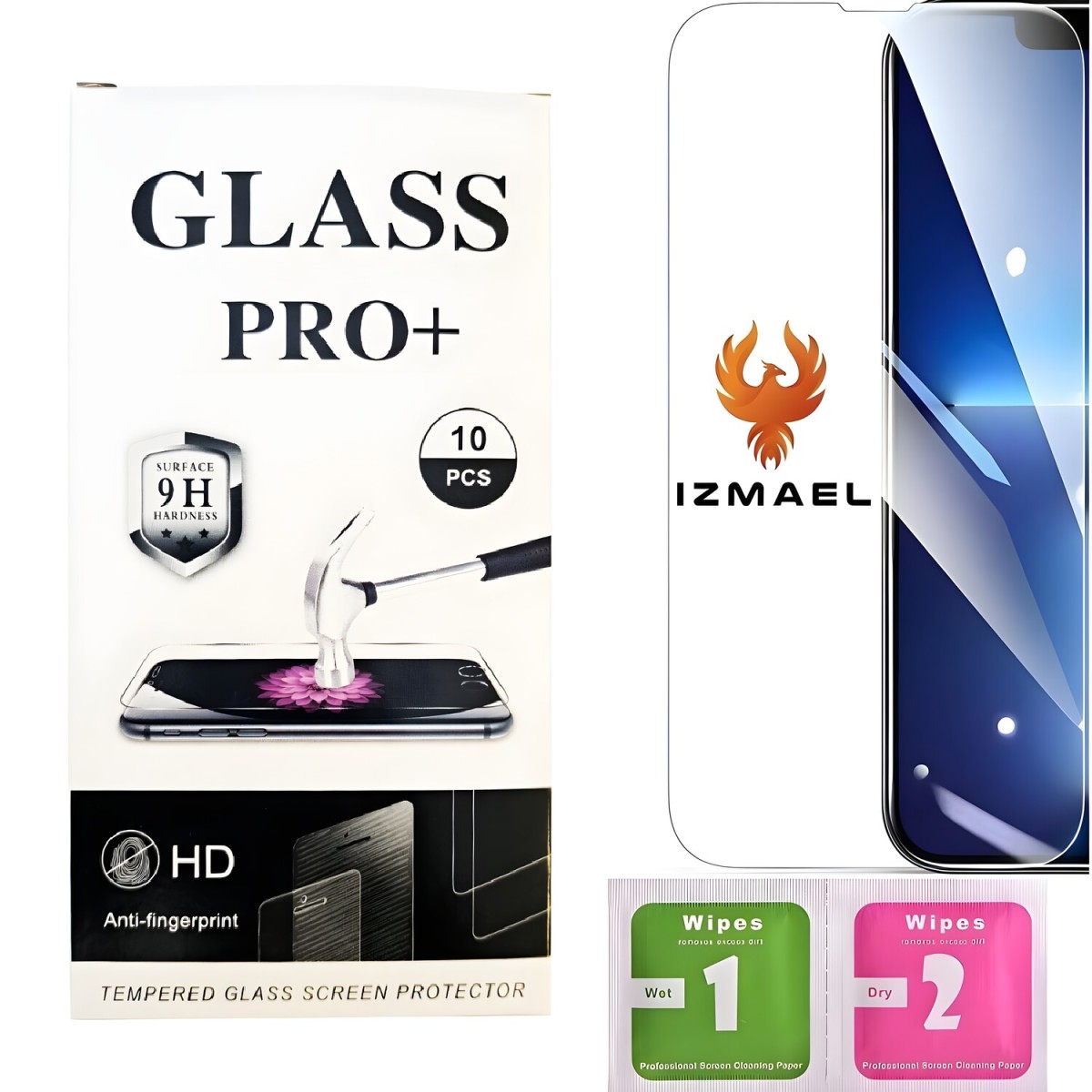 HARAHU Ochranné sklo pre Apple iPhone 14 Plus, transparentné, 10 ks