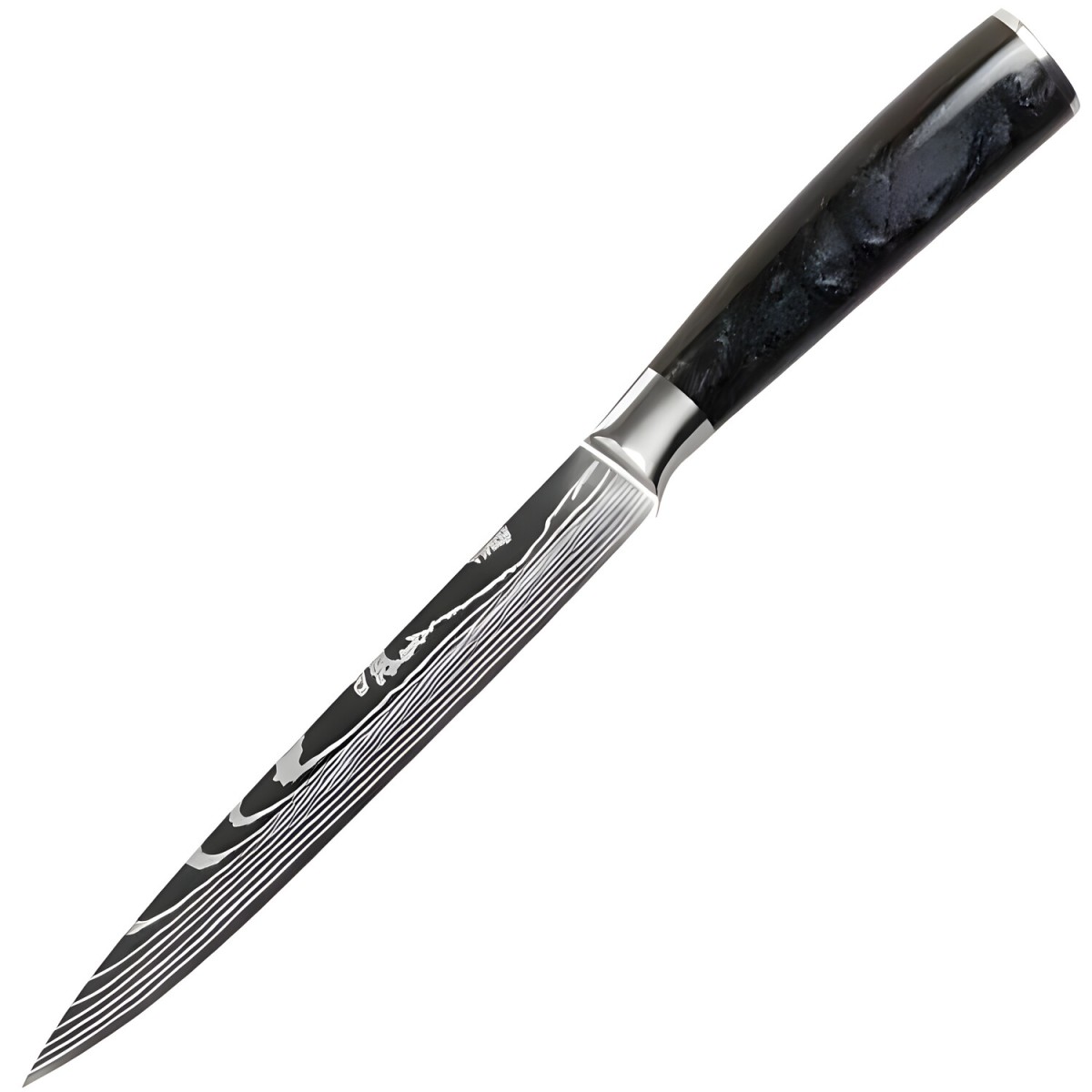 HARAHU Kuchynský nôž BL-39302 Slicing/Čierna