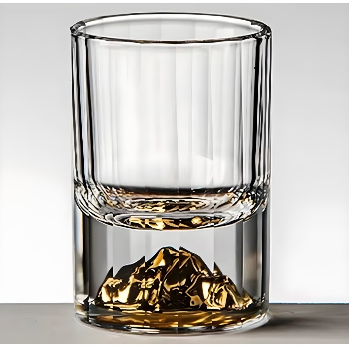 Krištáľový pohár DE-35413 50 ml so zlatými akcentmi