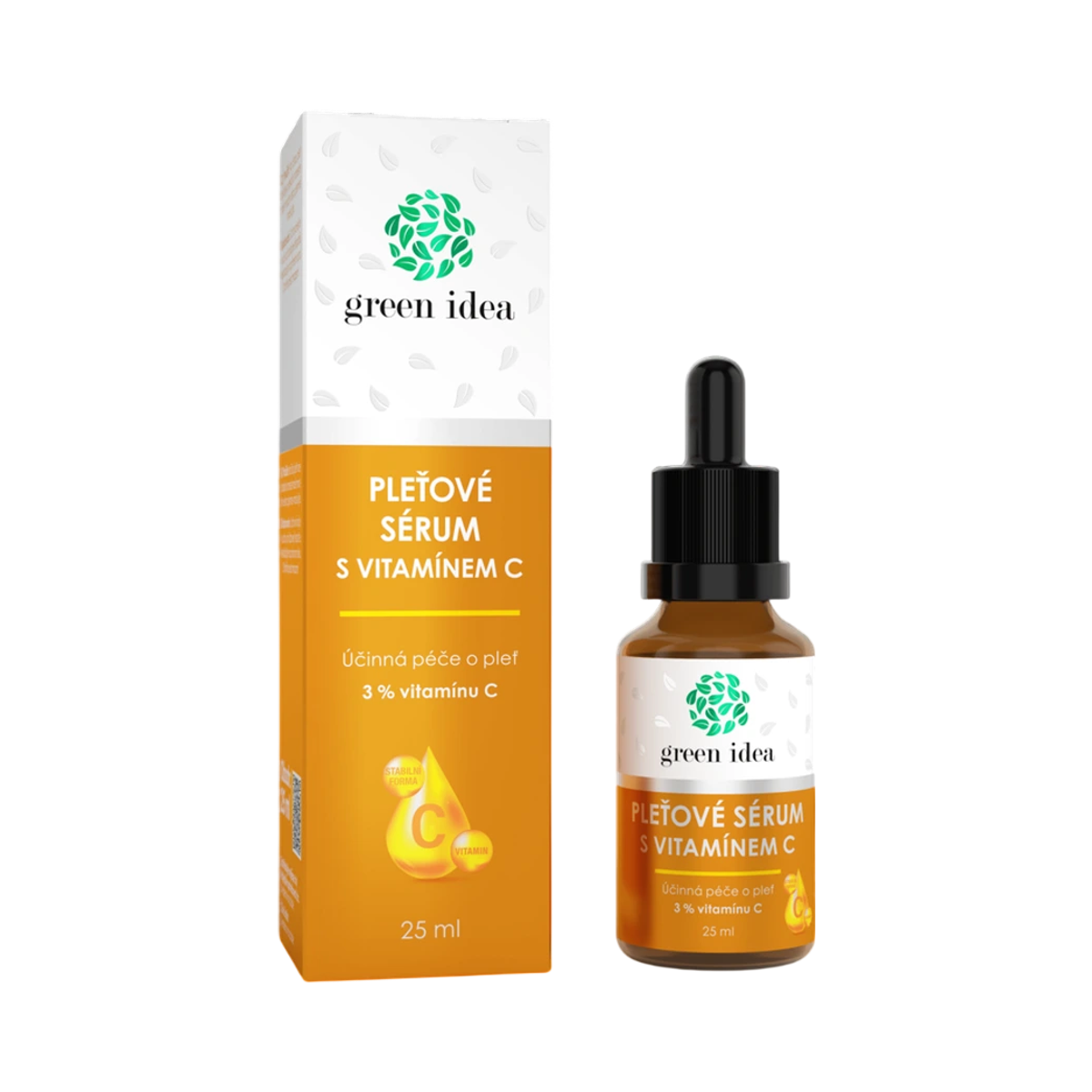 Green idea Pleťové sérum s vitamínom C – 25 ml – Green idea