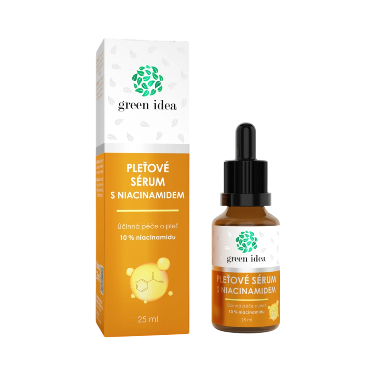 Green idea Pleťové sérum s niacínamidom – 25 ml – Green idea