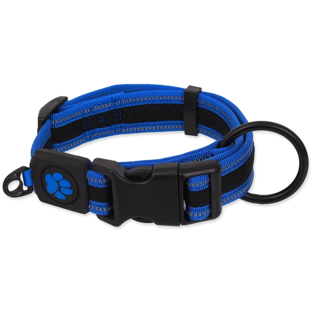 Active Dog Obojok Active Dog Fluffy L modrý 3,2x39-59cm