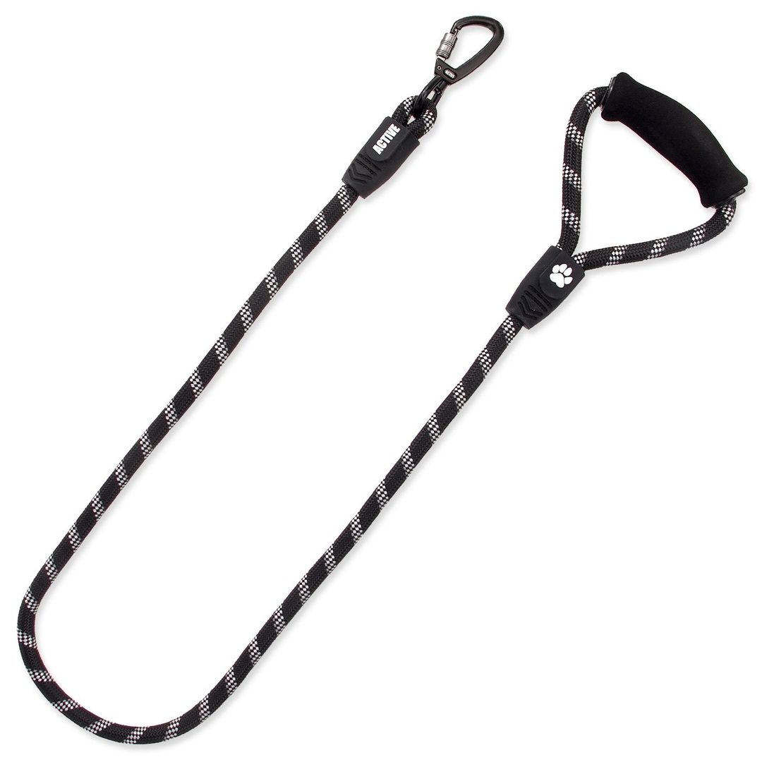 Active Dog Vodítko Active Dog Sport L čierne 1,3x120cm