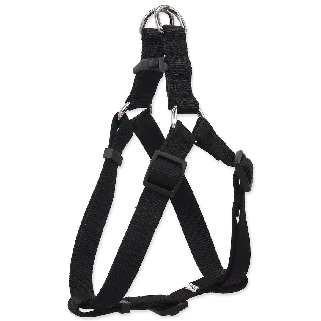 Dog Fantasy Postroj Dog Fantasy Classic M čierny 2x53-77cm