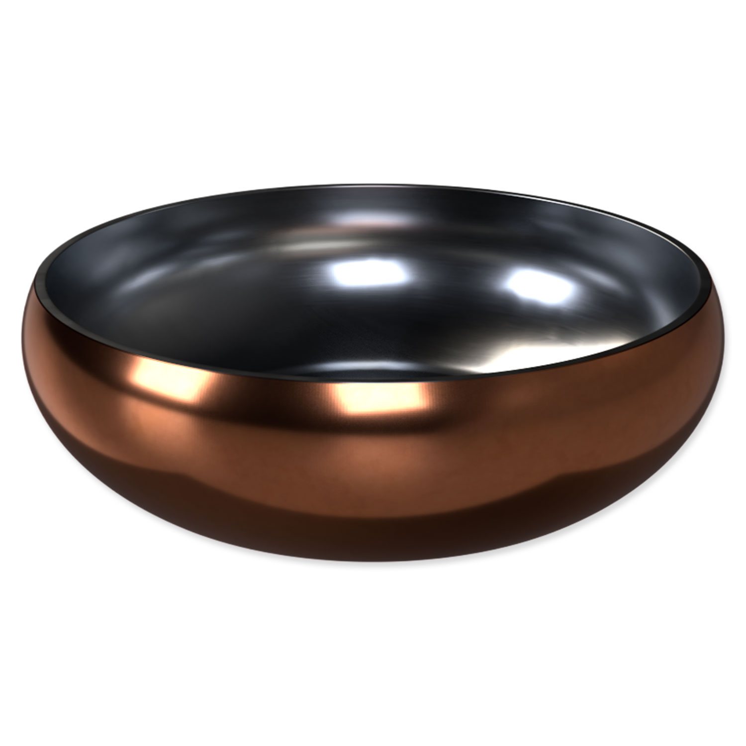 Dog Fantasy Miska Miska s dvojitou stenou rosegold 22cm, 2100ml