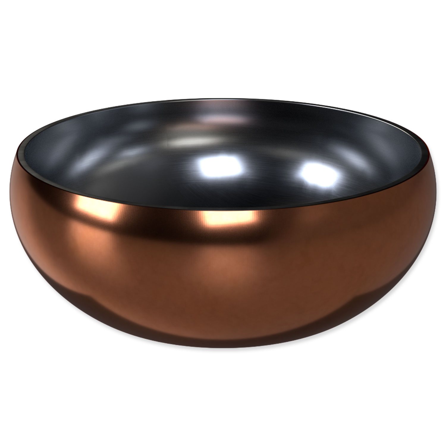 Dog Fantasy Miska s dvojitou stenou rosegold 18cm, 1200ml