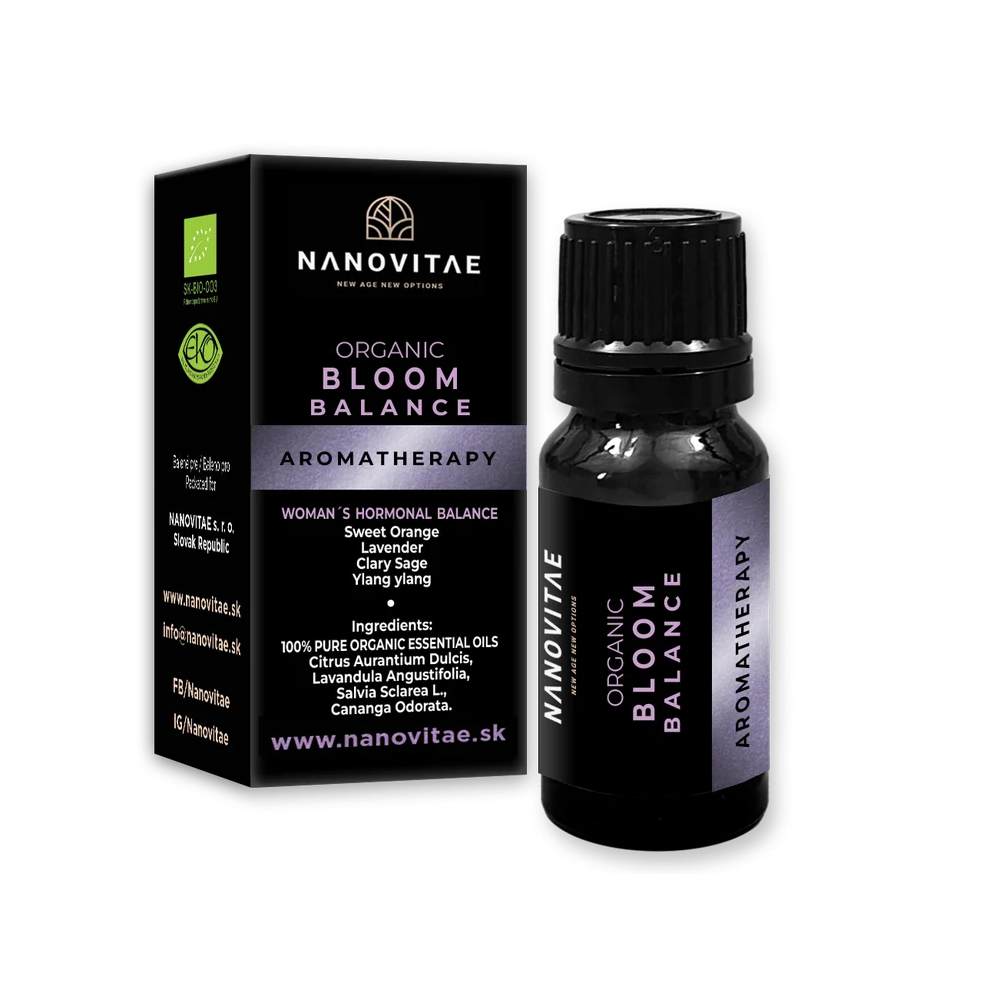 NANOVITAE BLOOM BALANCE – zmes esenciálnych olejov – ORGANIC quality 10ml