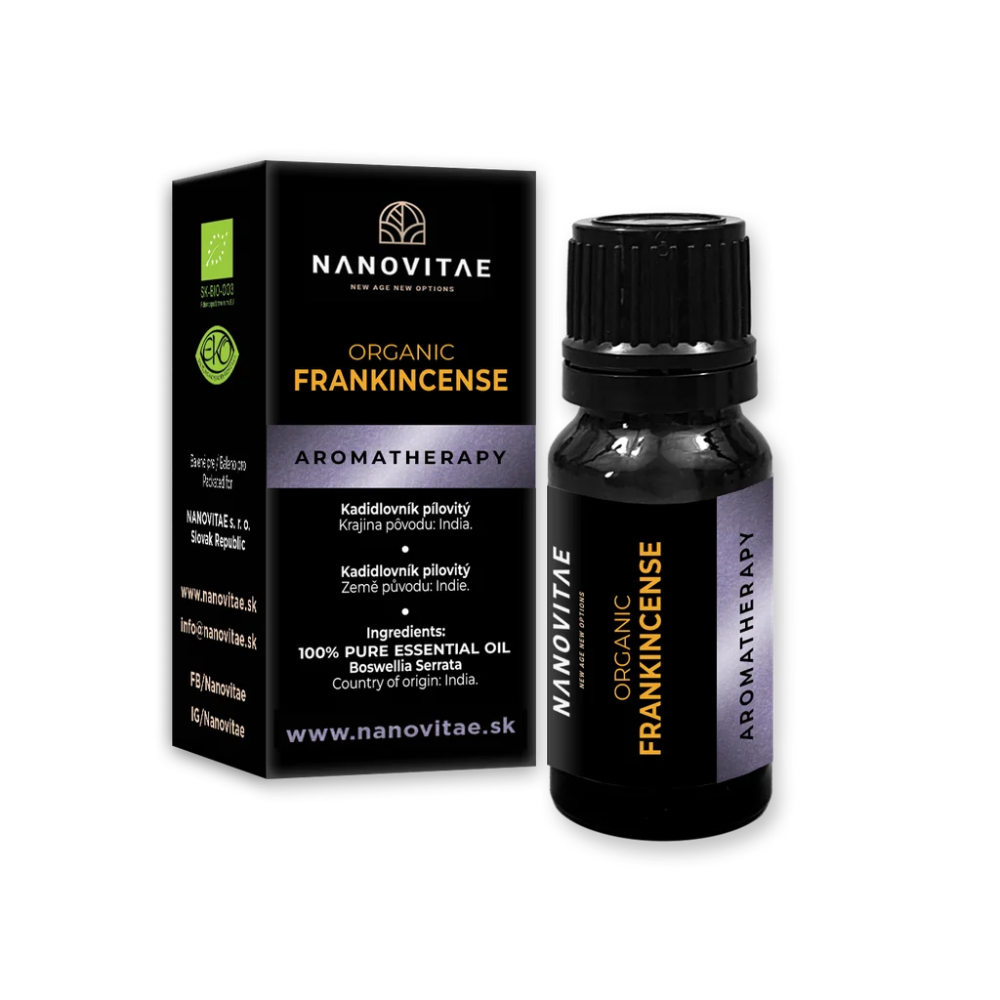 NANOVITAE Kadidlo esenciálny olej – ORGANIC quality 10ml