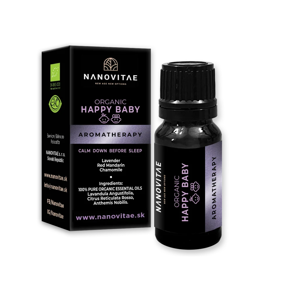 NANOVITAE HAPPY BABY – zmes esenciálnych olejov – ORGANIC quality 10ml