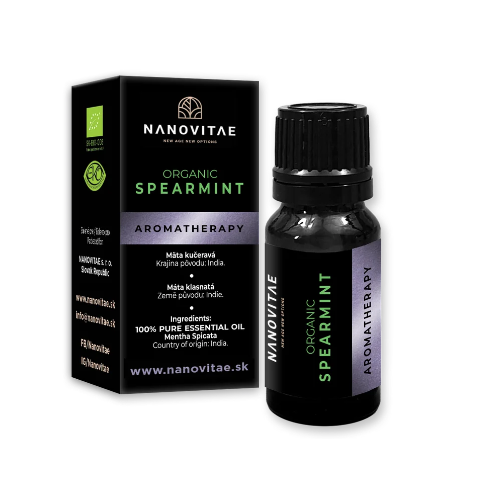 NANOVITAE SPEARMINT esenciálny olej – ORGANIC quality 10ml