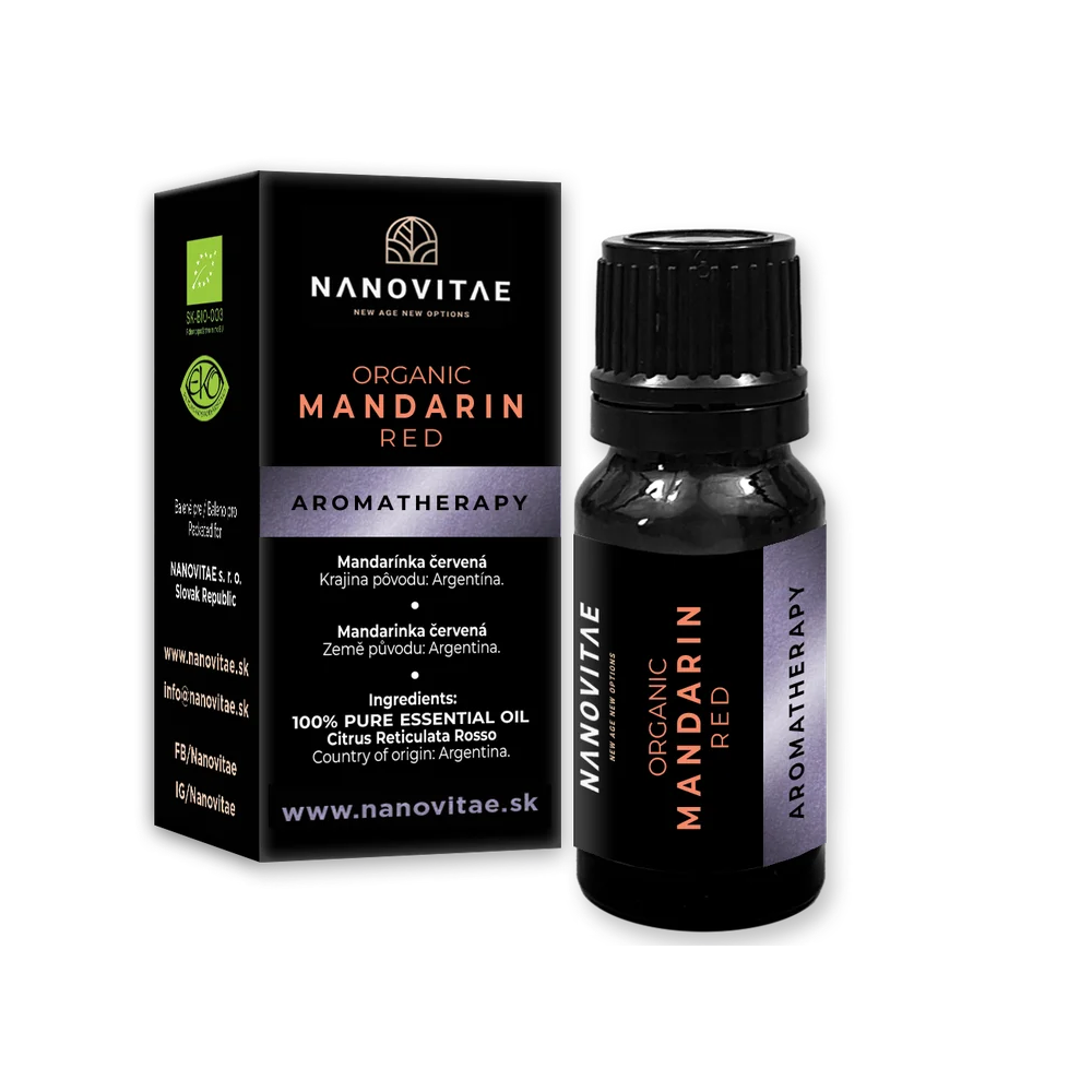 NANOVITAE MANDARINKA esenciálny olej – ORGANIC quality 10ml