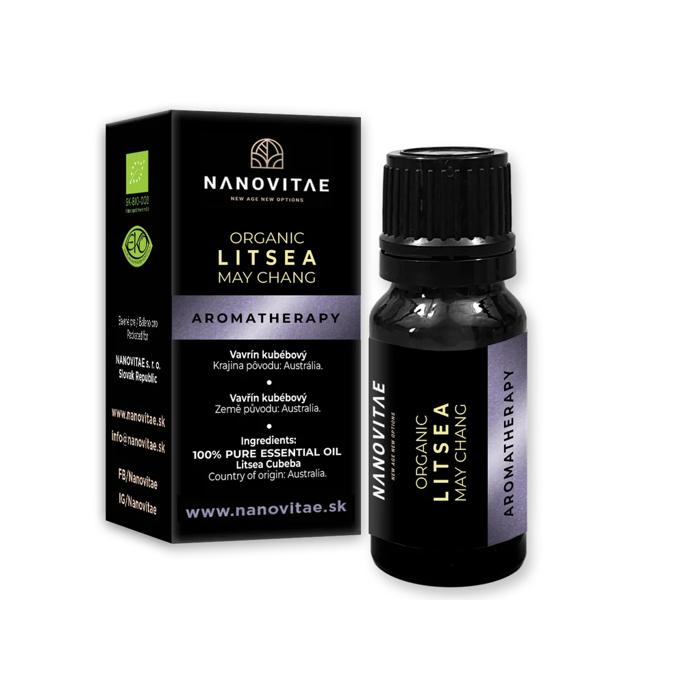 NANOVITAE LITSEA (MAY CHANG) esenciálny olej – ORGANIC quality 10ml