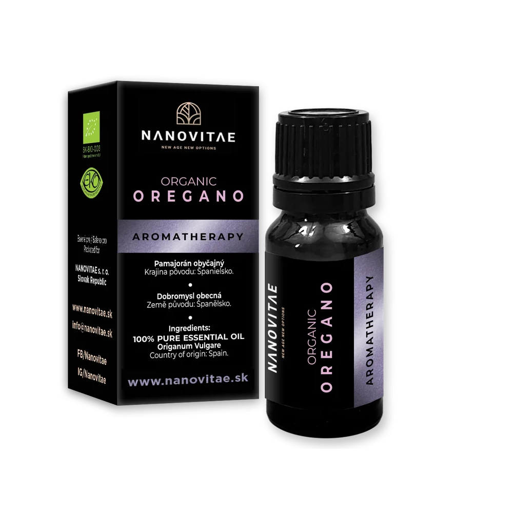 NANOVITAE OREGANO esenciálny olej – ORGANIC quality 10ml