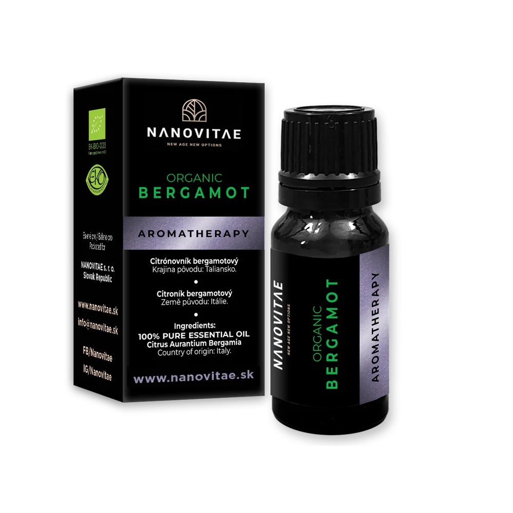 NANOVITAE BERGAMOT esenciálny olej – ORGANIC quality 10ml