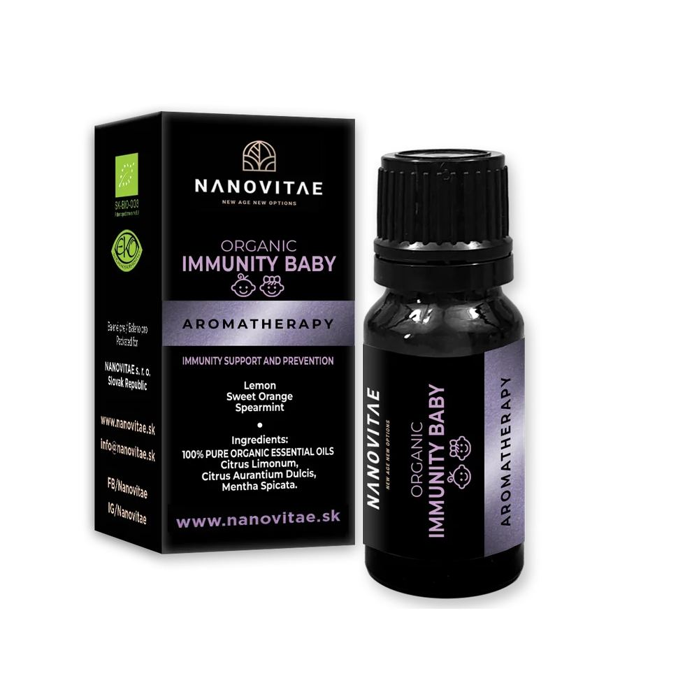 NANOVITAE IMUNITY BABY – zmes esenciálnych olejov – ORGANIC quality 10ml