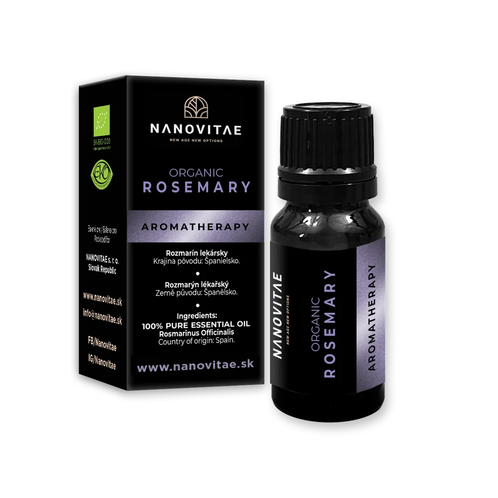 NANOVITAE ROZMARÍN esenciálny olej – ORGANIC quality 10ml