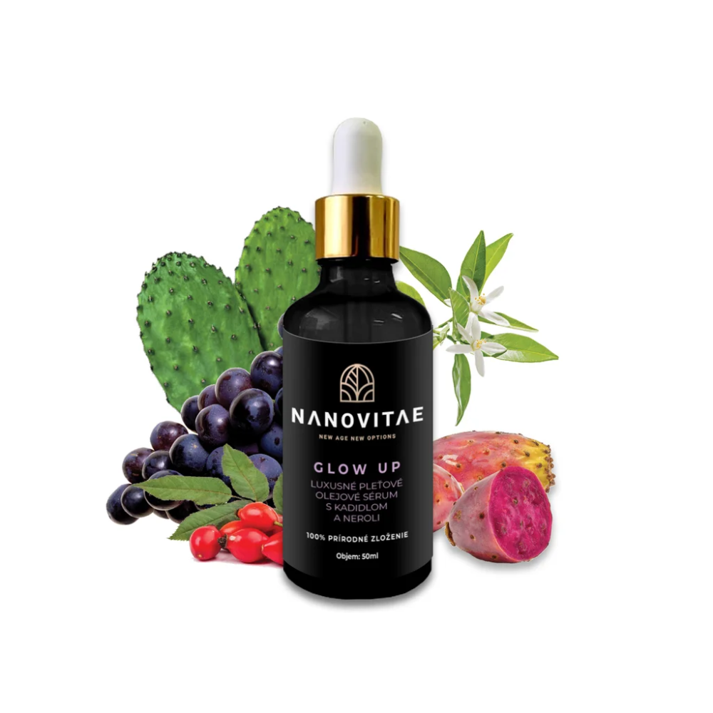 NANOVITAE GLOW UP luxusné pleťové olejové sérum s kadidlom a neroli 50ml