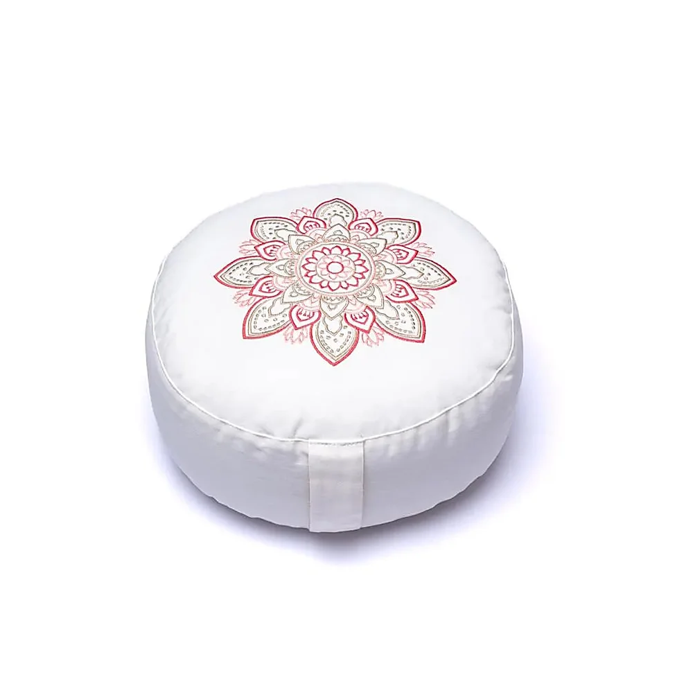 Yogi & Yogini Naturals Meditačný Vankúš – biela mandala 1ks