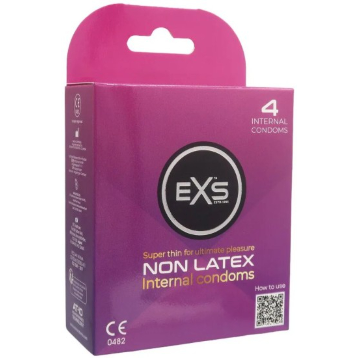 EXS Internal – dámske bezlatexové kondómy (4 ks)