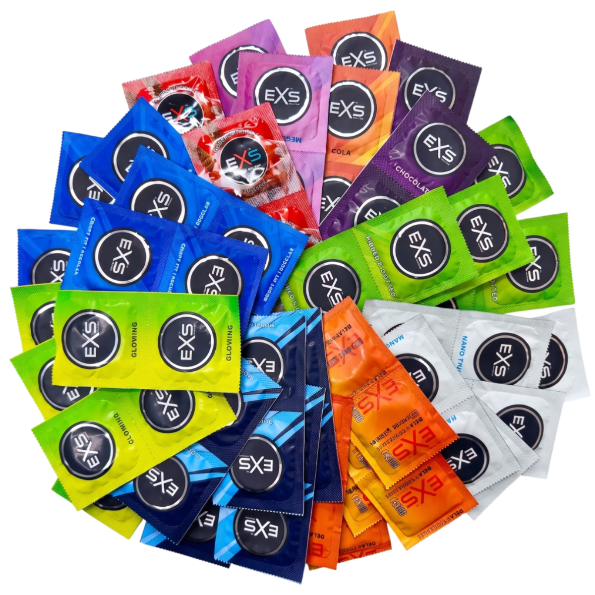 EXS Súprava kondómov – EXSperience pack (72 ks)