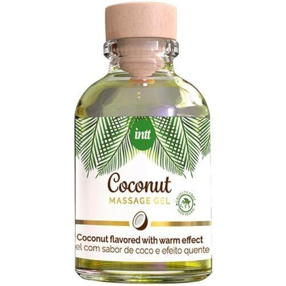 INTT Massage Gel Coconut vegánsky masážny gél (30 ml)