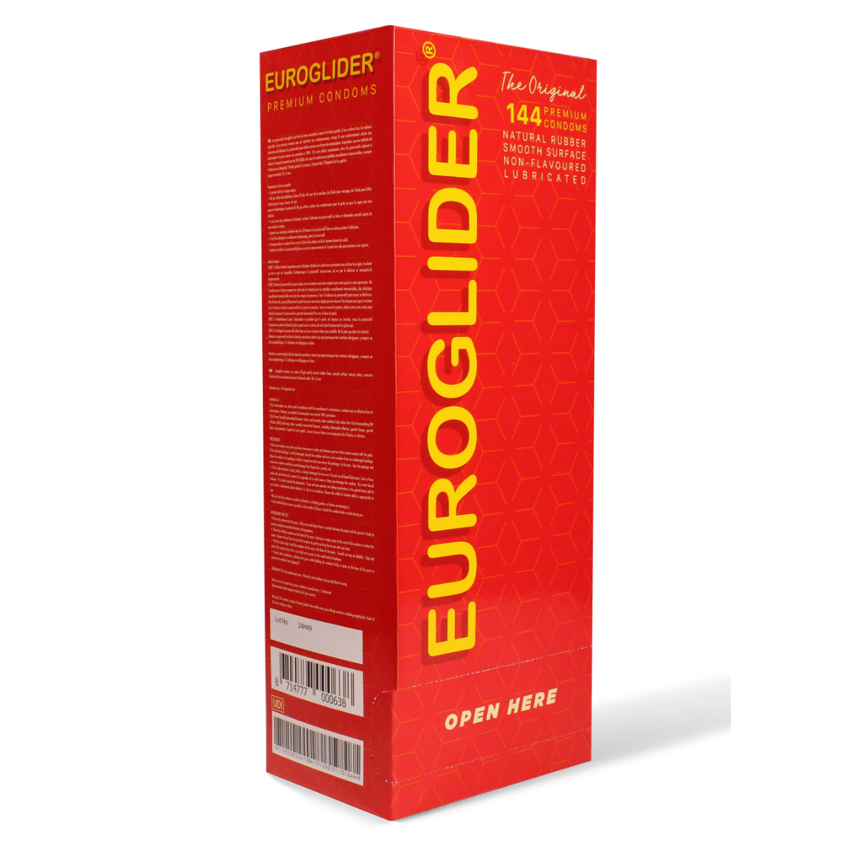 Shunga Euroglider kondómy, 144 ks
