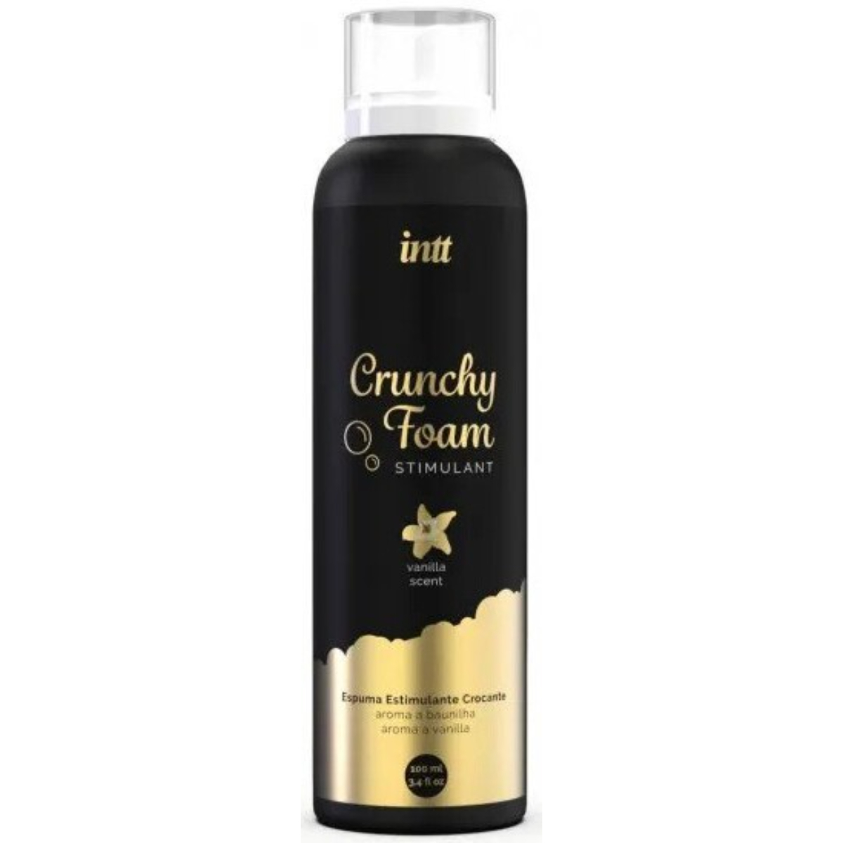INTT Šumivá masážna pena s praskajúcim efektom Vanilla Bubble (150 ml)