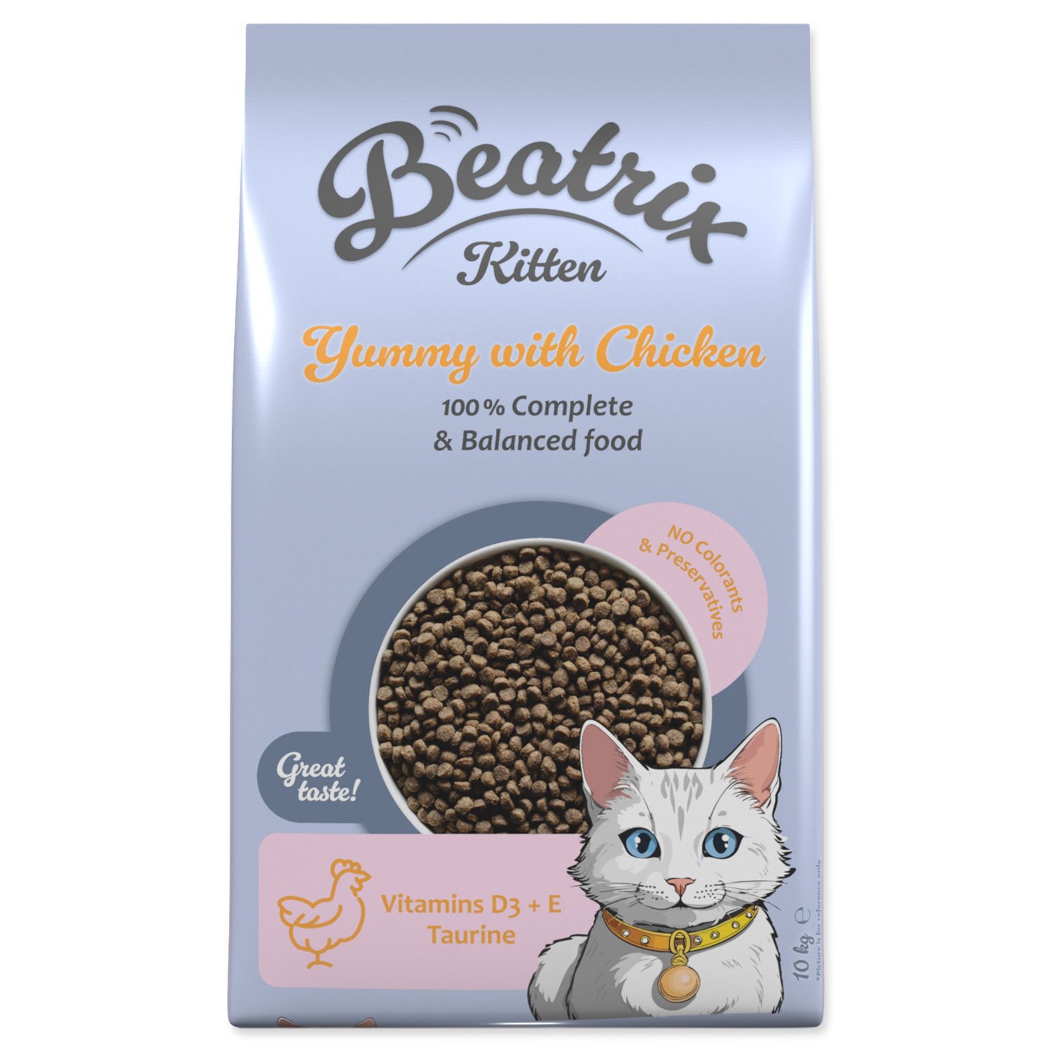 Beatrix Krmivo Kitten s kuracím mäsom 10kg