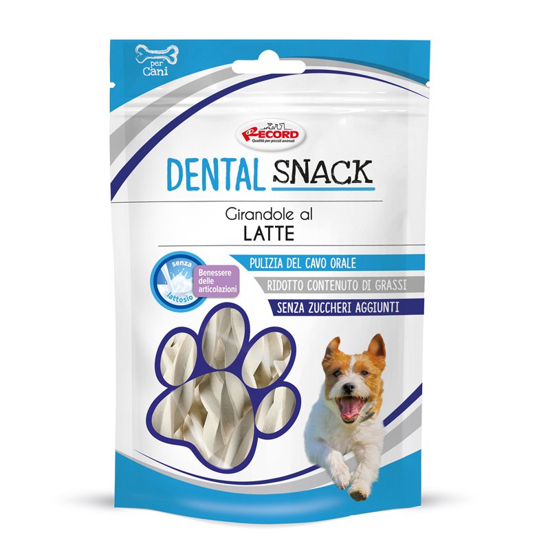 RECORD Dentálne tyčinky Dental snack pre šteňatá mliečna