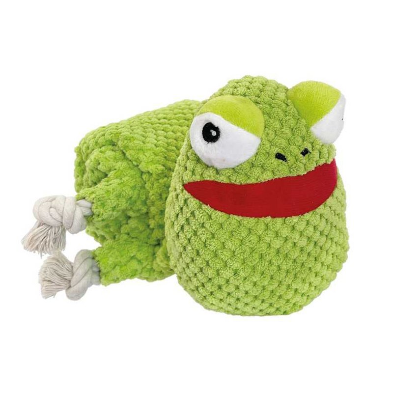 RECORD Plyšová hračka rolovací chameleon zelená