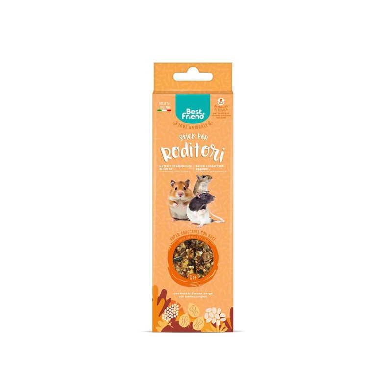 RECORD Prírodné tyčinky pre malé hlodavce 115 g, oriešky