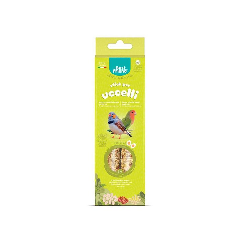 RECORD Prírodné tyčinky pre okrasné vtáctvo 85 g, vajíčka
