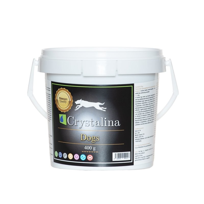 Crystalina Doplnkový prášok pre psy Dogs Powder 400 g