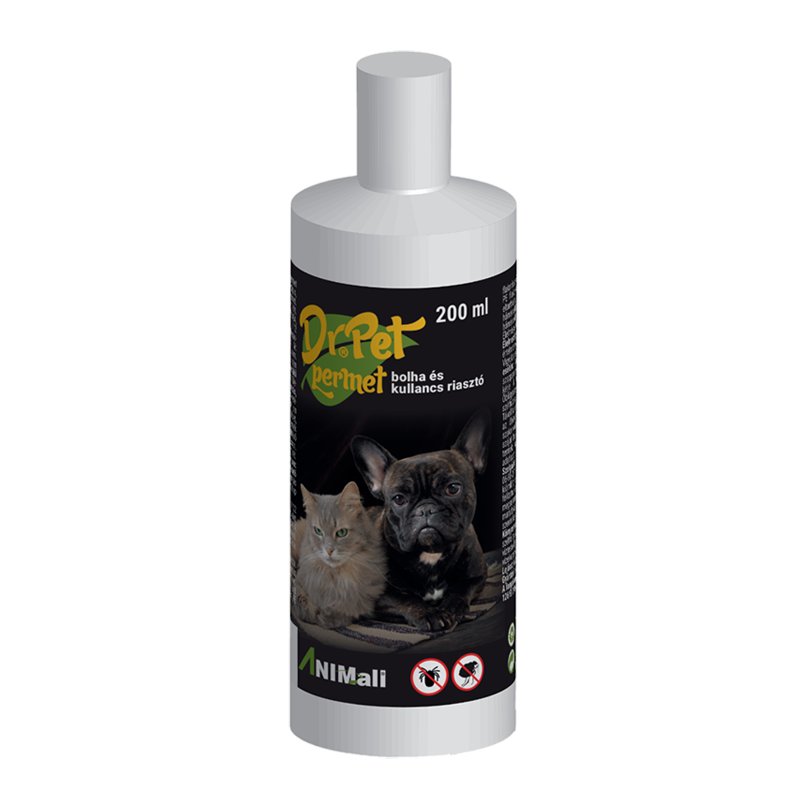 Dr. Pet Sprej proti blchám a kliešťom pre psy aj mačky 200 ml