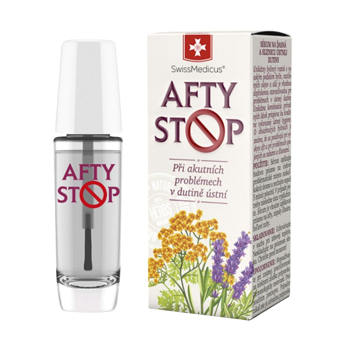 SwissMedicus AftyStop - sérum na ďasná a sliznicu ústnej dutiny - 10 ml - SwissMedicus