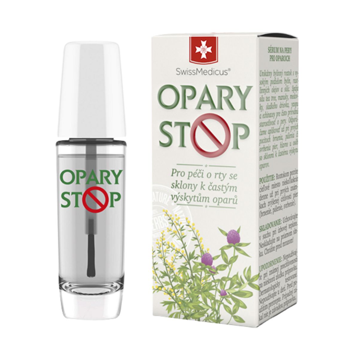 SwissMedicus OparyStop - sérum na pery pri oparoch - 10 ml - SwissMedicus