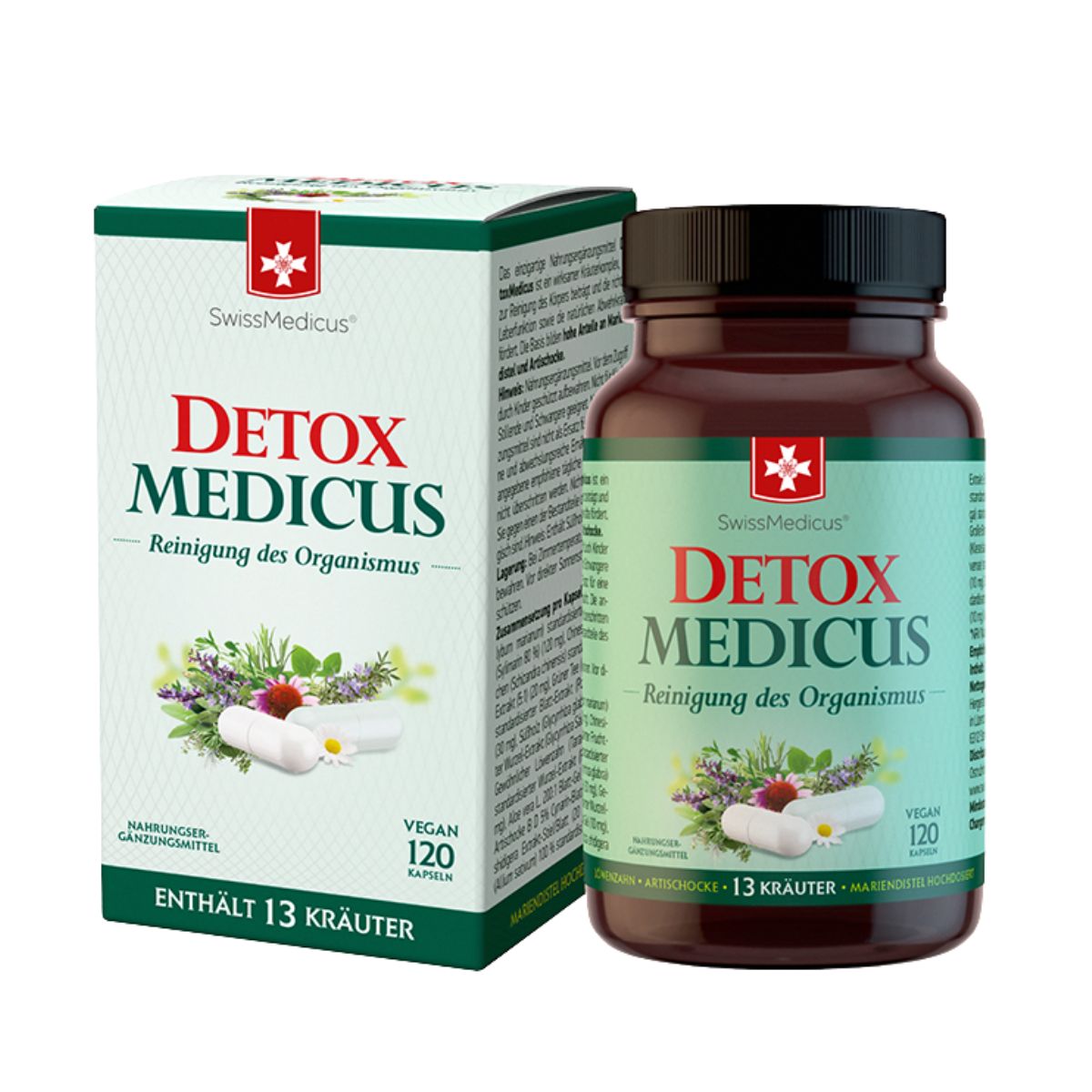 SwissMedicus DetoxMedicus - 120 kapsúl - SwissMedicus