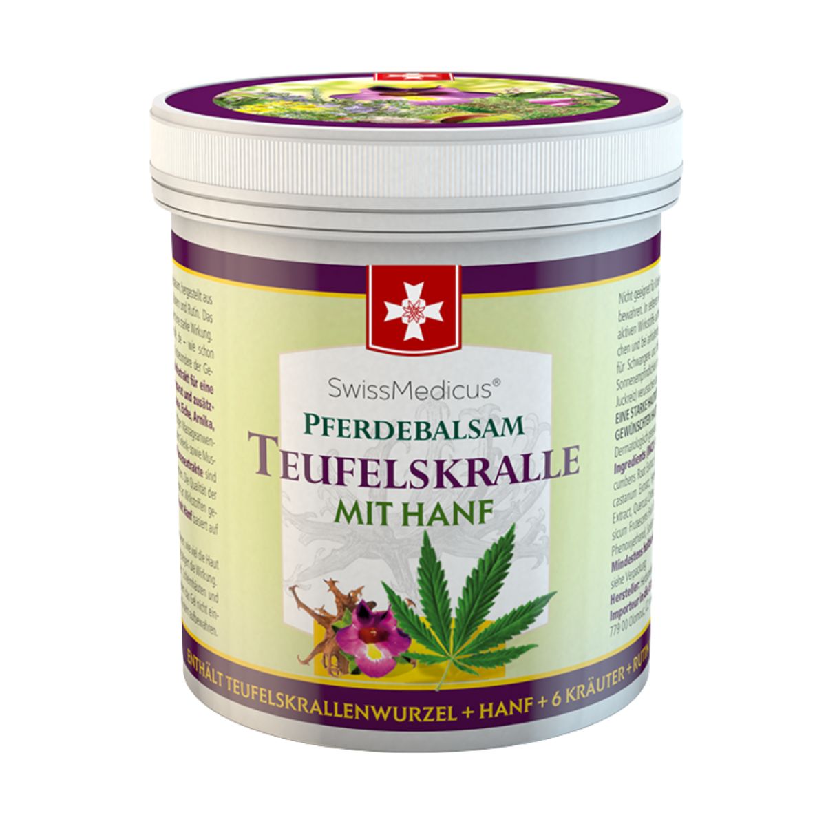 SwissMedicus Diablov pazúr s konope - 500 ml - SwissMedicus
