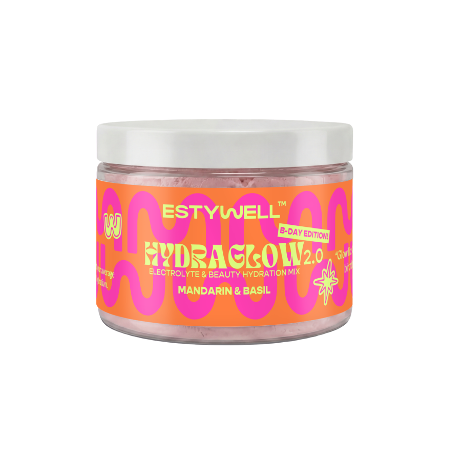 ESTYWELL HYDRAGLOW 2.0 Elektrolyty Mandarínka & Bazalka 300 g