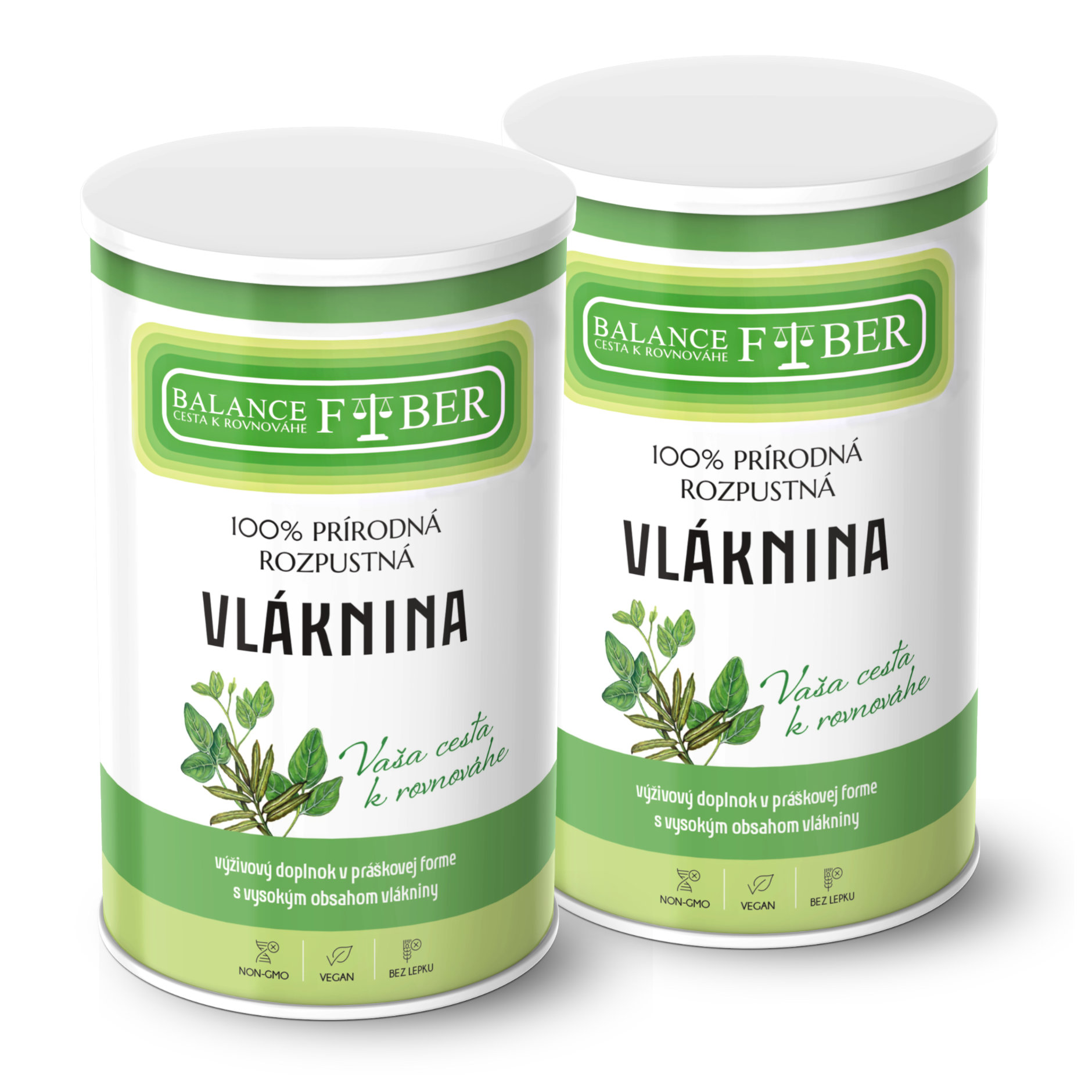 ASP ASP Balance Fiber 100 % prírodná rozpustná vláknina 2 x 120 g