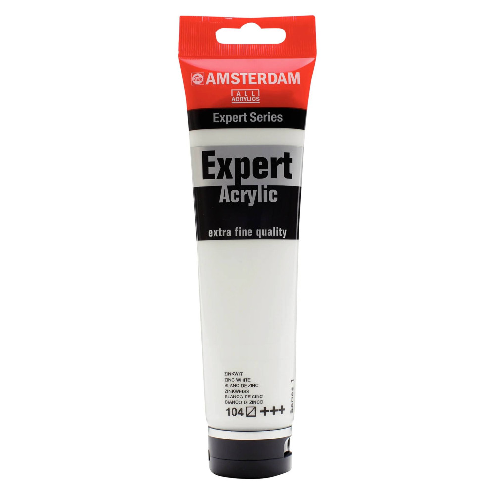 Amsterdam Akrylová farba expert 150ml Amsterdam - 104 zinková biela -Amsterdam