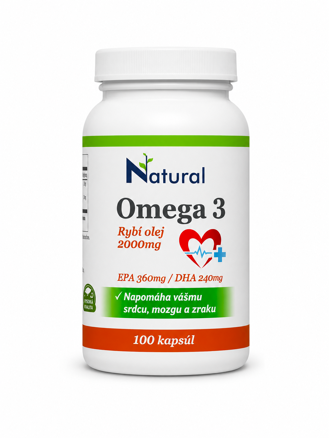 Omega 3 - Rybí olej - 2000 mg - 100 kapsúl