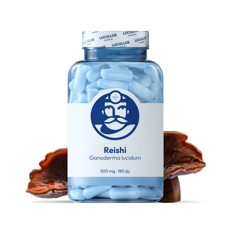 Dr. LUCULLUS Dr. LUCULLUS Reishi 2× 60 kapsúl Ganoderma lucidum