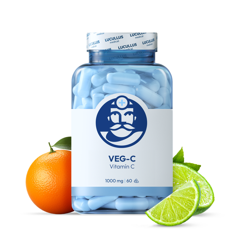 Dr. LUCULLUS Dr. LUCULLUS VEG-C 2× 60 kapsúl Vitamín C