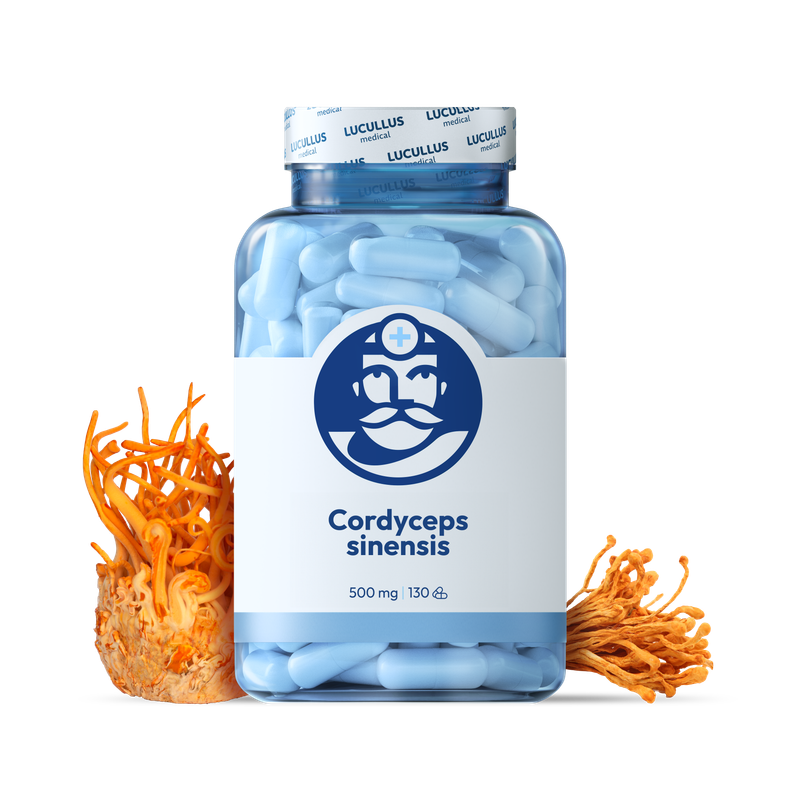 Dr. LUCULLUS Dr. LUCULLUS Cordyceps sinensis 2× 60 kapsúl
