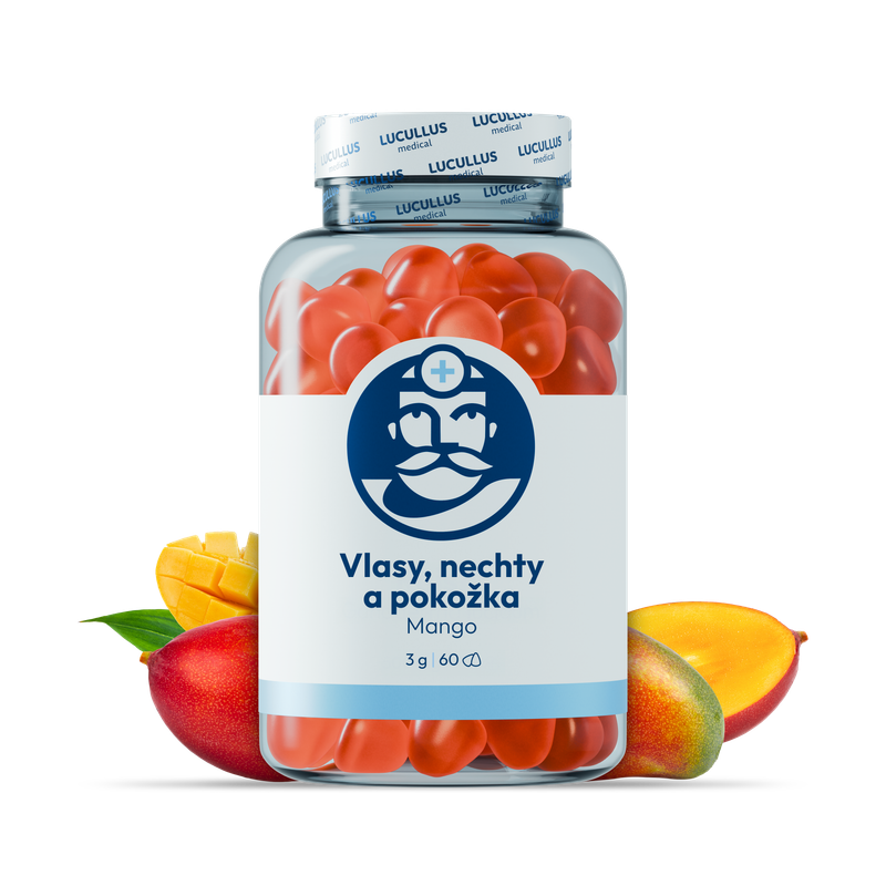 Dr. LUCULLUS Dr. LUCULLUS Vlasy, nechty a pokožka 60 cukríkov