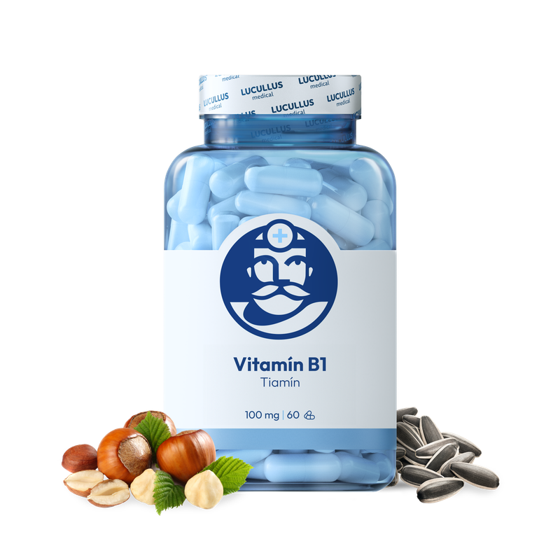 Dr. LUCULLUS Dr. LUCULLUS Vitamín B1 2× 60 kapsúl Tiamín