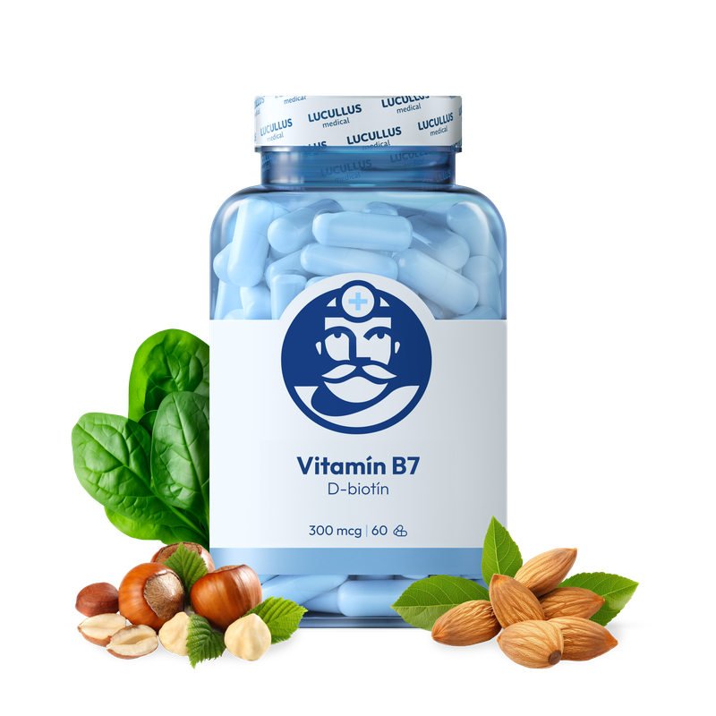 Dr. LUCULLUS Dr. LUCULLUS Vitamín B7 2× 60 kapsúl D-biotín