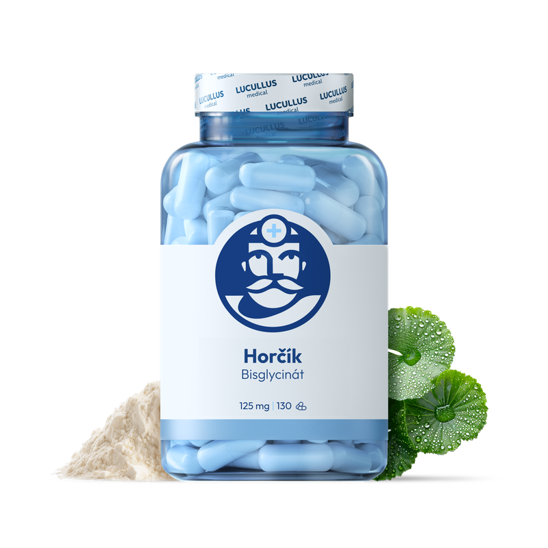 Dr. LUCULLUS Dr. LUCULLUS Horčík 2× 60 kapsúl Bisglycinát